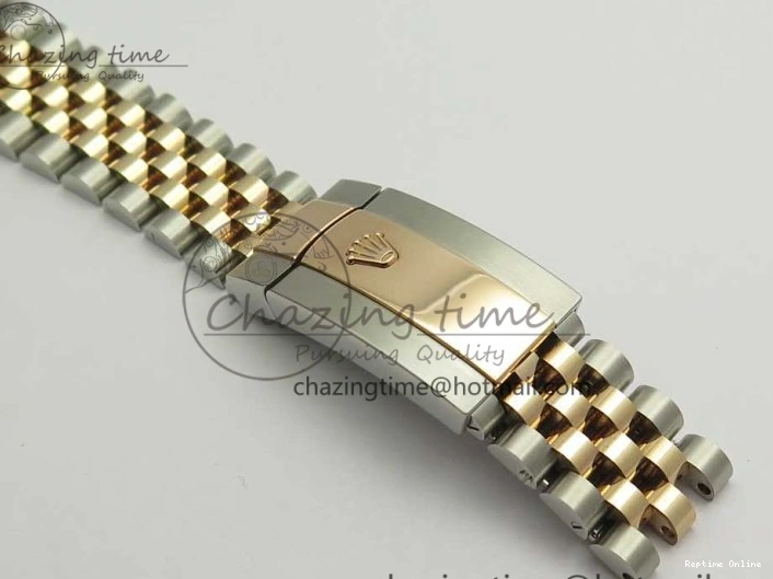 0506 EasyMatch DateJust 36mm 904 SS RG Wrapped 116231 GMF Black Dial on SS RG Wrapped Jubilee Bracelet A 3275